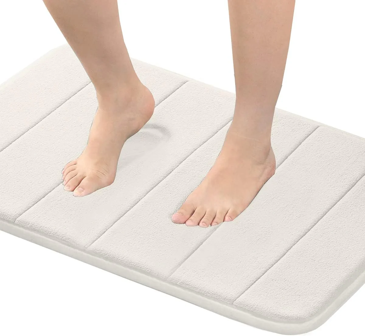 Memory Foam Bath Mat Rug, 24 x 17 Inches, Comfortable, Soft, Super Water Absorption - Image 3