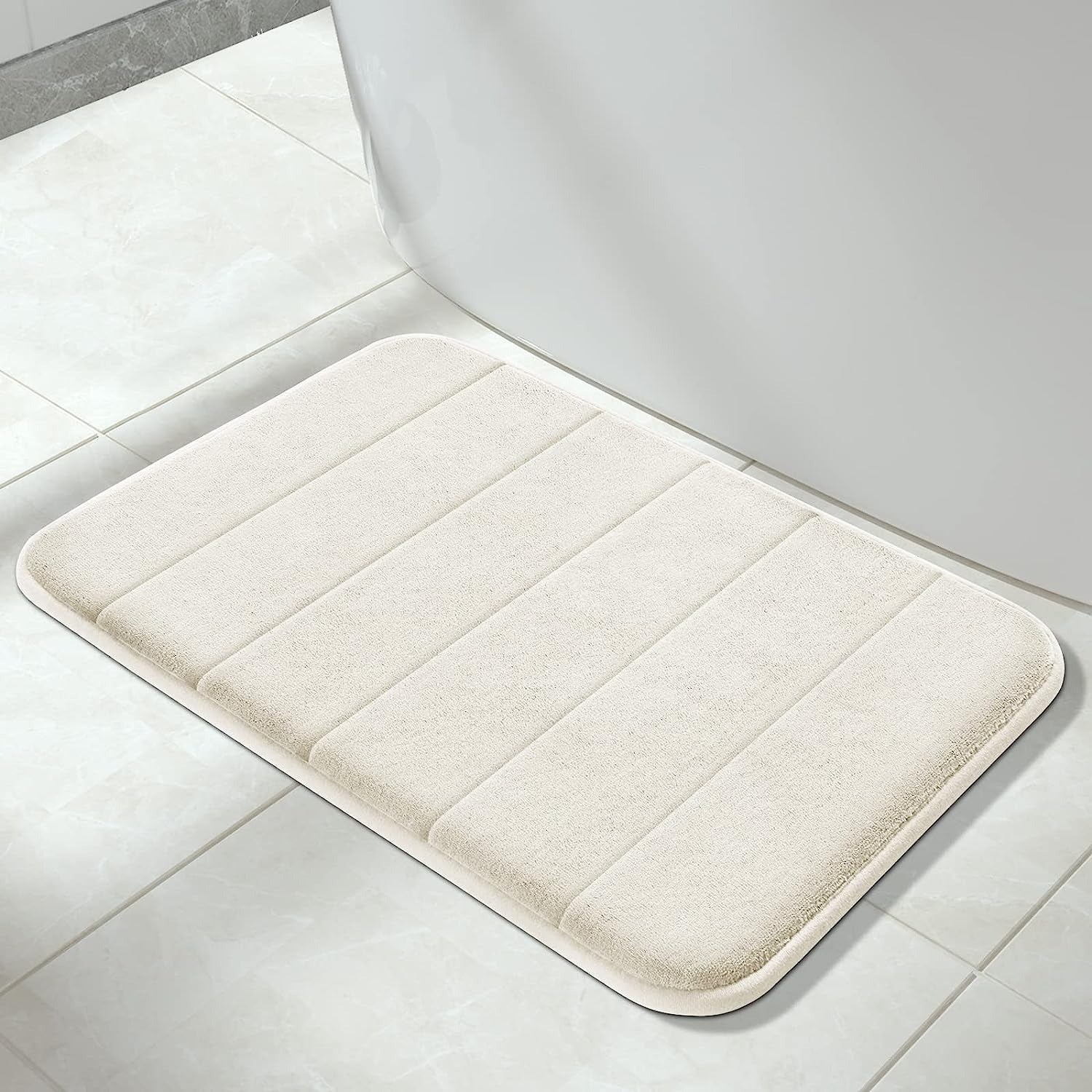 Memory Foam Bath Mat Rug, 24 x 17 Inches, Comfortable, Soft, Super Water Absorption - Image 8