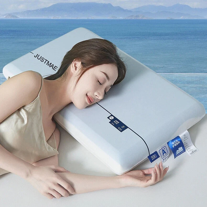 Memory Foam Large Soft Pillow Slow Bounce Back Deluxe Memory Foam Pillow 70x42cm - Image 2