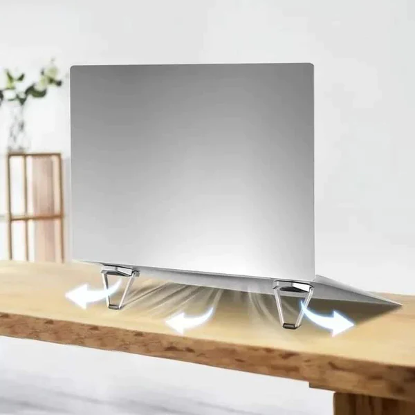 Metallic Foldable Laptop Stand - Image 3