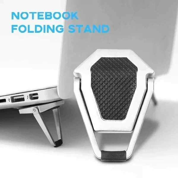 Metallic Foldable Laptop Stand - Image 5