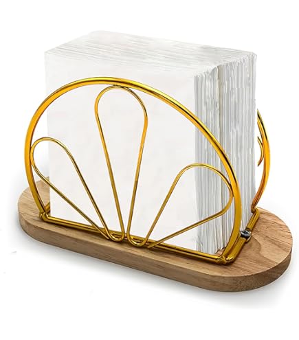 Metallic hemisphere bamboo base serviet holder - Image 5