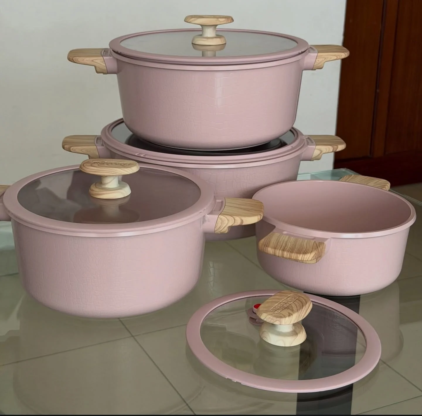 MGC Crocodile Series 8 Piece Ceramic Cookware Set – Die Cast Aluminium with Non Stick Coating Induction Base - Image 12