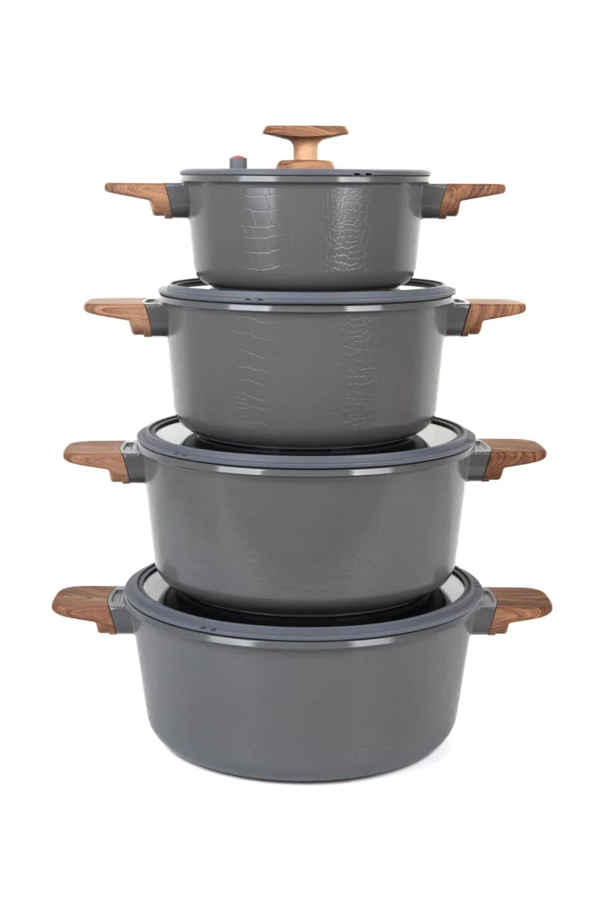 MGC Crocodile Series 8 Piece Ceramic Cookware Set – Die Cast Aluminium with Non Stick Coating Induction Base - Image 5