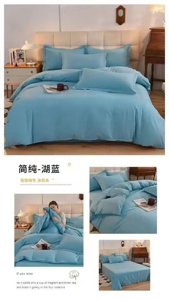 Microfiber Duvet & Quilt Cover Set King – 4 Piece Set with Pillow Shams - Image 12