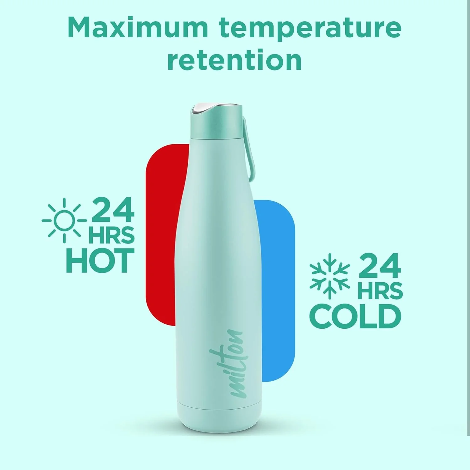 Milton Fame Thermosteel Bottle  Hot or Cold for 24 Hours | Vacuum Insulated Stainless Steel Water Bottle - Image 4