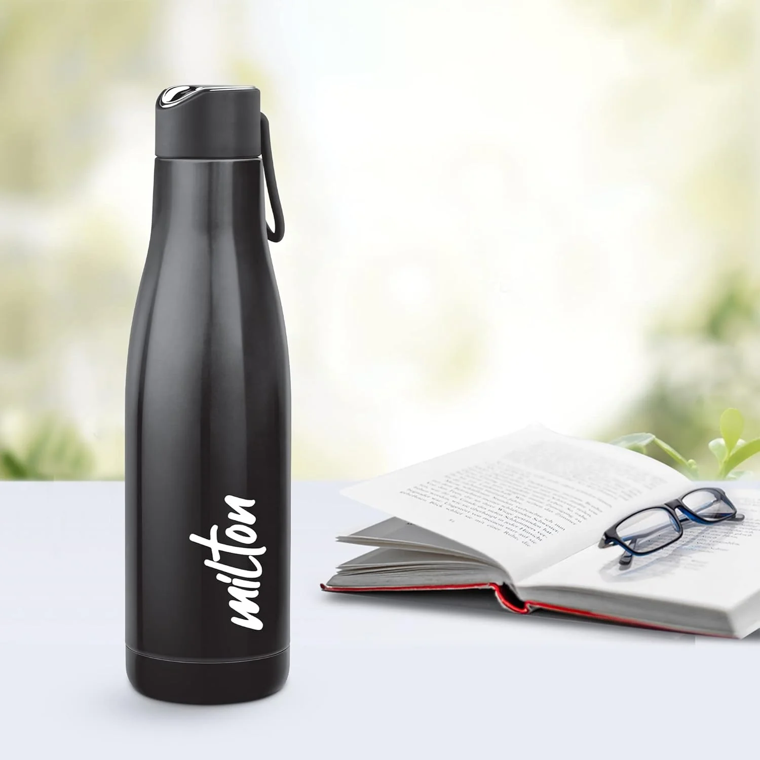 Milton Fame Thermosteel Bottle  Hot or Cold for 24 Hours | Vacuum Insulated Stainless Steel Water Bottle - Image 9
