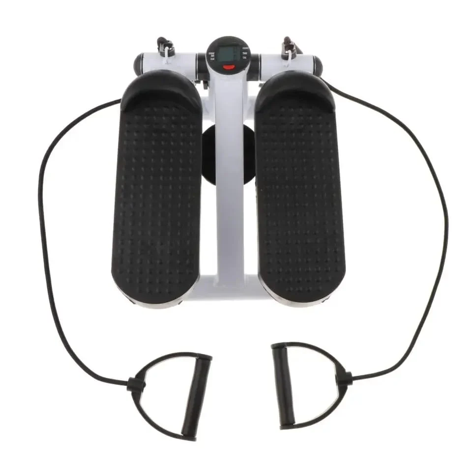 Mini Stepper with Resistance Bands Hydraulic Home Cardio Stepper with Digital Monitor for Home Workouts - Image 5