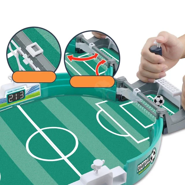 Mini Tabletop Soccer Game Kit Early Educational Football Table Board Games - Image 4