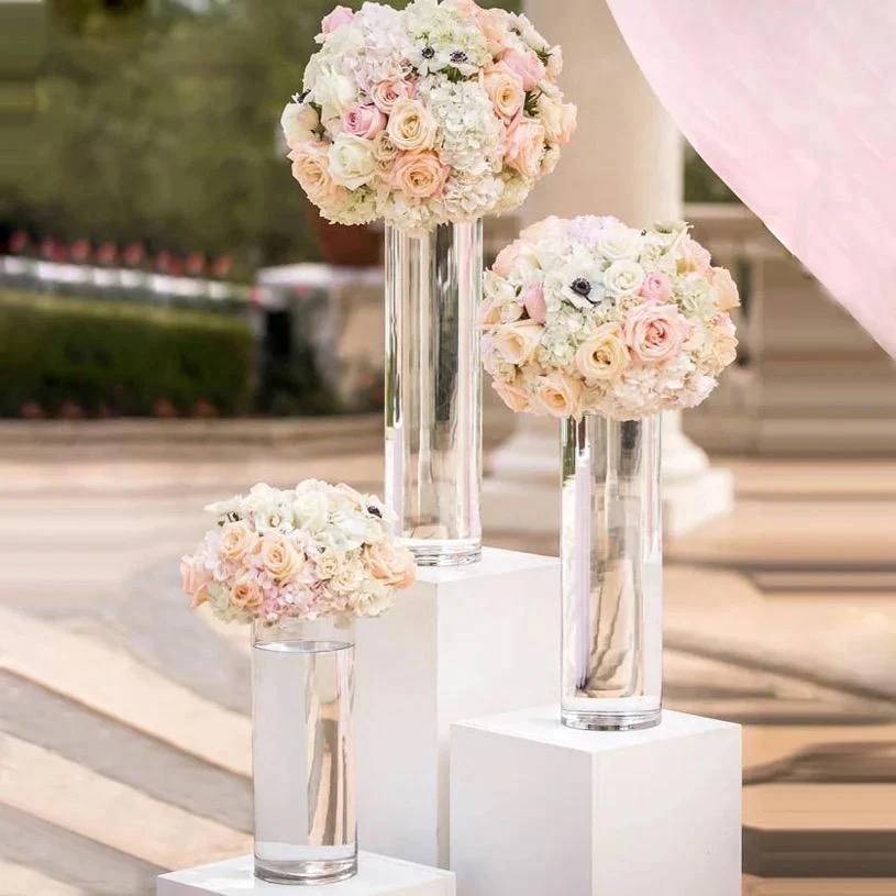 Modern creative clear  glass vase.(1 pc) - Image 6