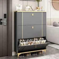 Modern Flip Bucket Shoe Cabinet Vertical Entryway Shoe Rack Organizer for Hallway, Apartment, Home | Space-Saving Hall Shoe Storage | Buy in Kenya - Image 8