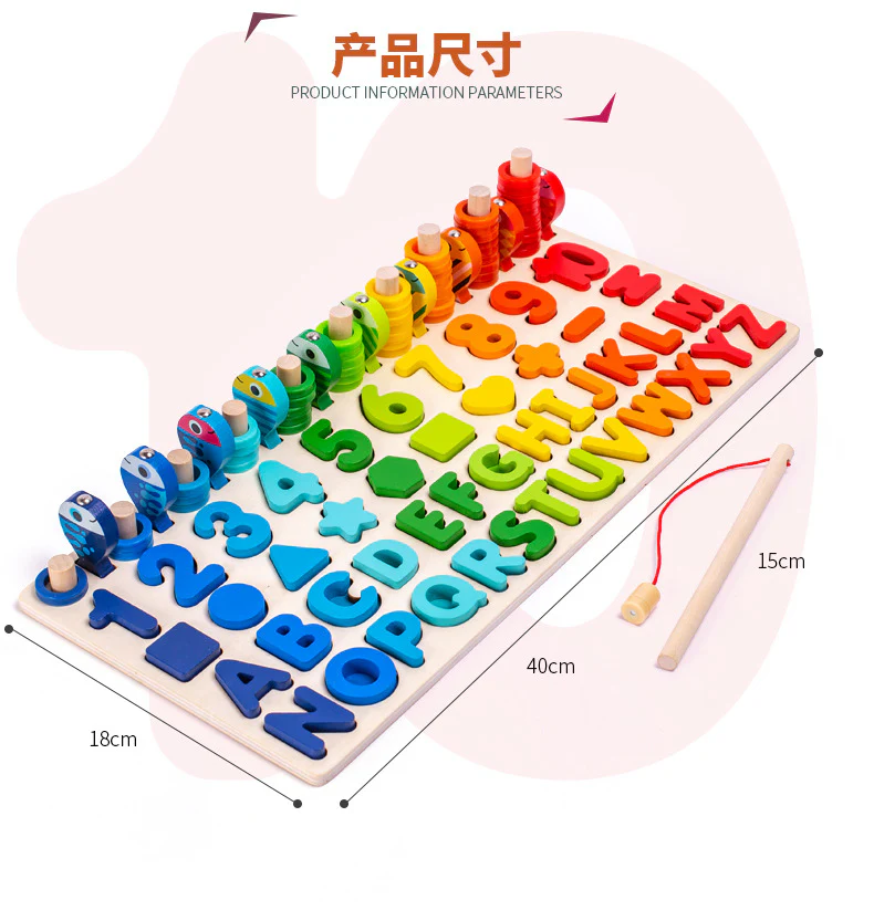 Montessori Educational wooden kids toys - Image 2