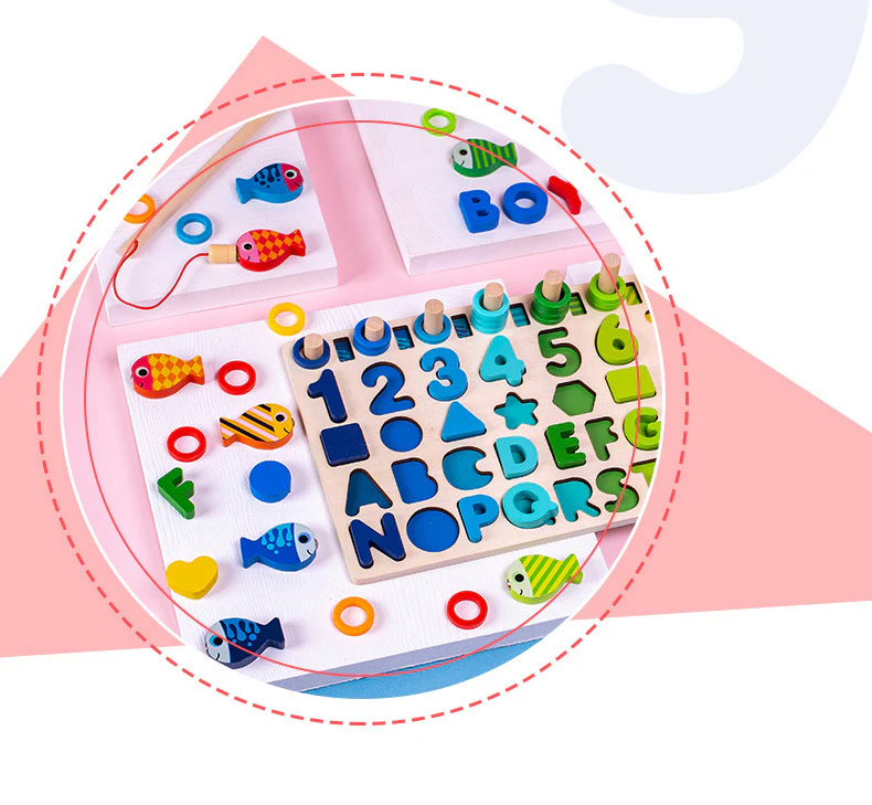 Montessori Educational wooden kids toys - Image 3
