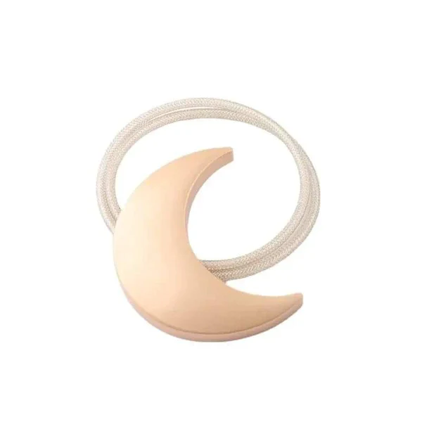 Moon shaped Metallic Magnetic Curtain Holders - Image 4