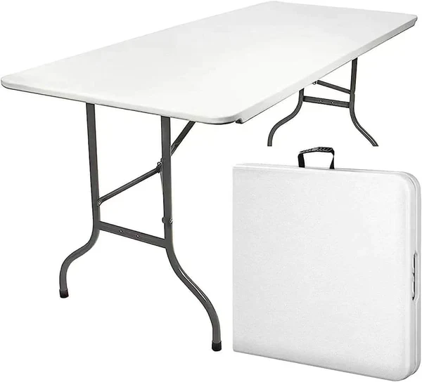 Moulded Plastic Foldable Table 1.8M - Image 3
