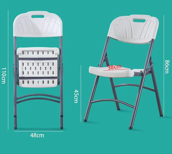 Moulded Plastic Foldable Table 1.8M - Image 4