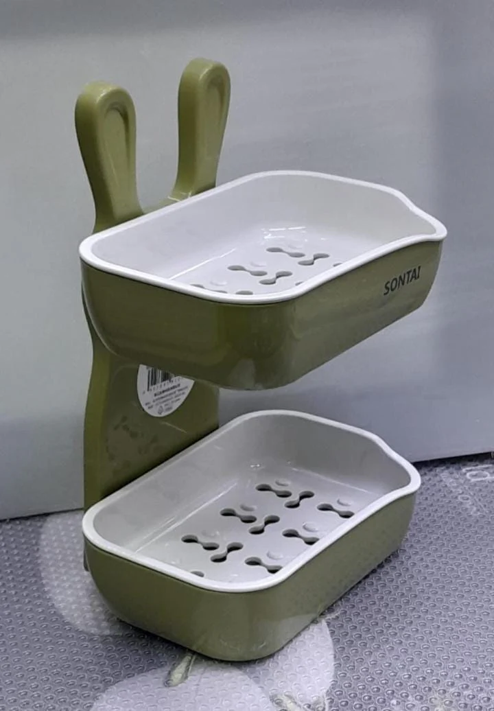 Mouse-shaped double layer soap dish - Image 3