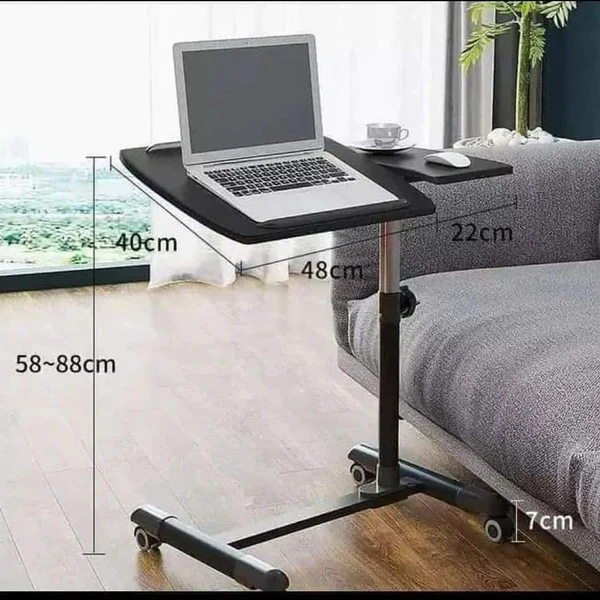 Movable Adjustable Laptop Stand Desk Table - Image 2
