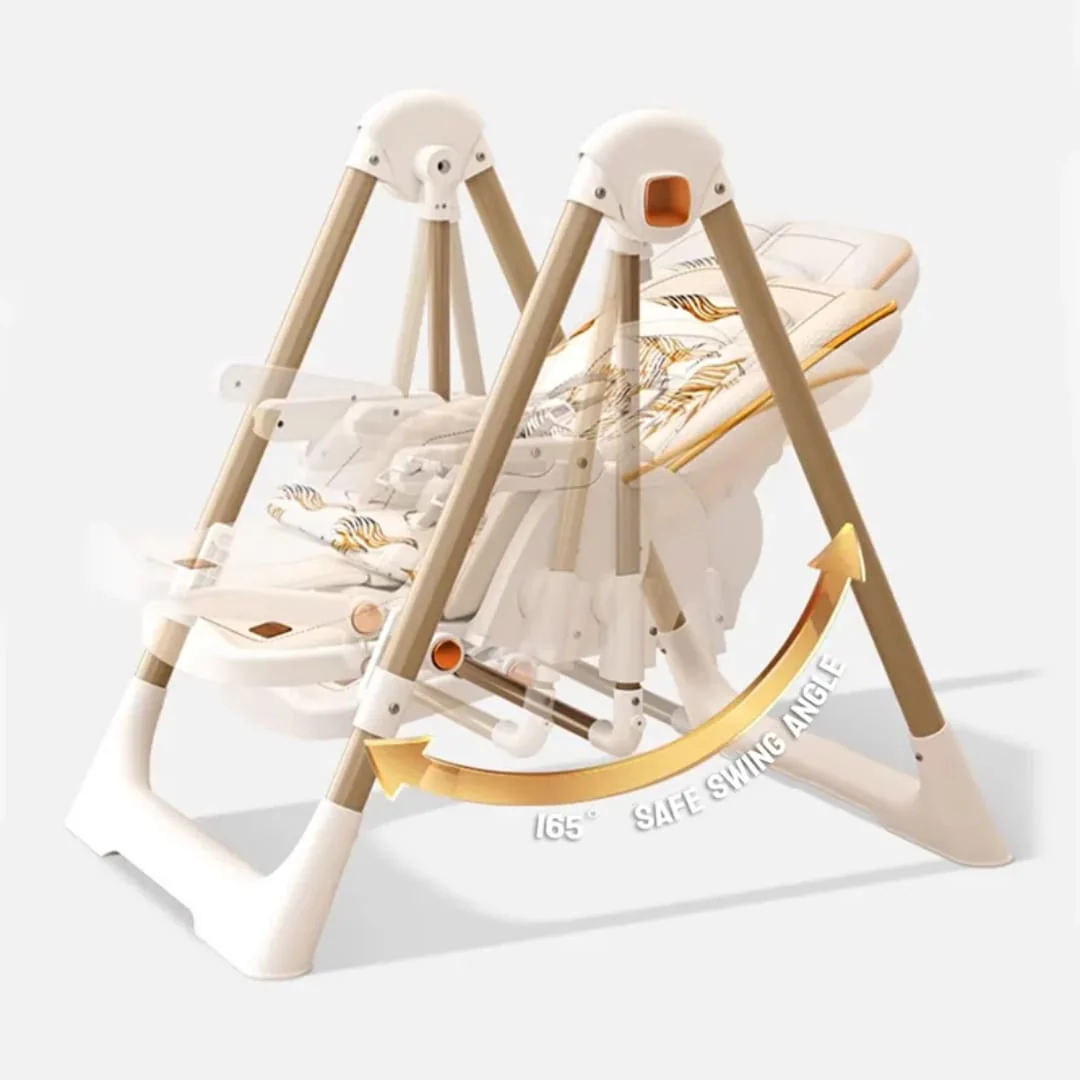 Multi-Functional Baby Feeding Chair with Swing, Recline & Wheels | Convertible High Chair - Image 15