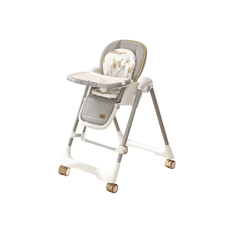 Multi-Functional Baby Feeding Chair with Swing, Recline & Wheels | Convertible High Chair - Image 4