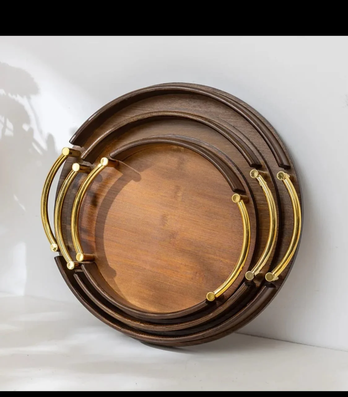 Multi-Functional Bamboo Food Serving Tray Eco-Friendly, Stylish & Durable - Image 2