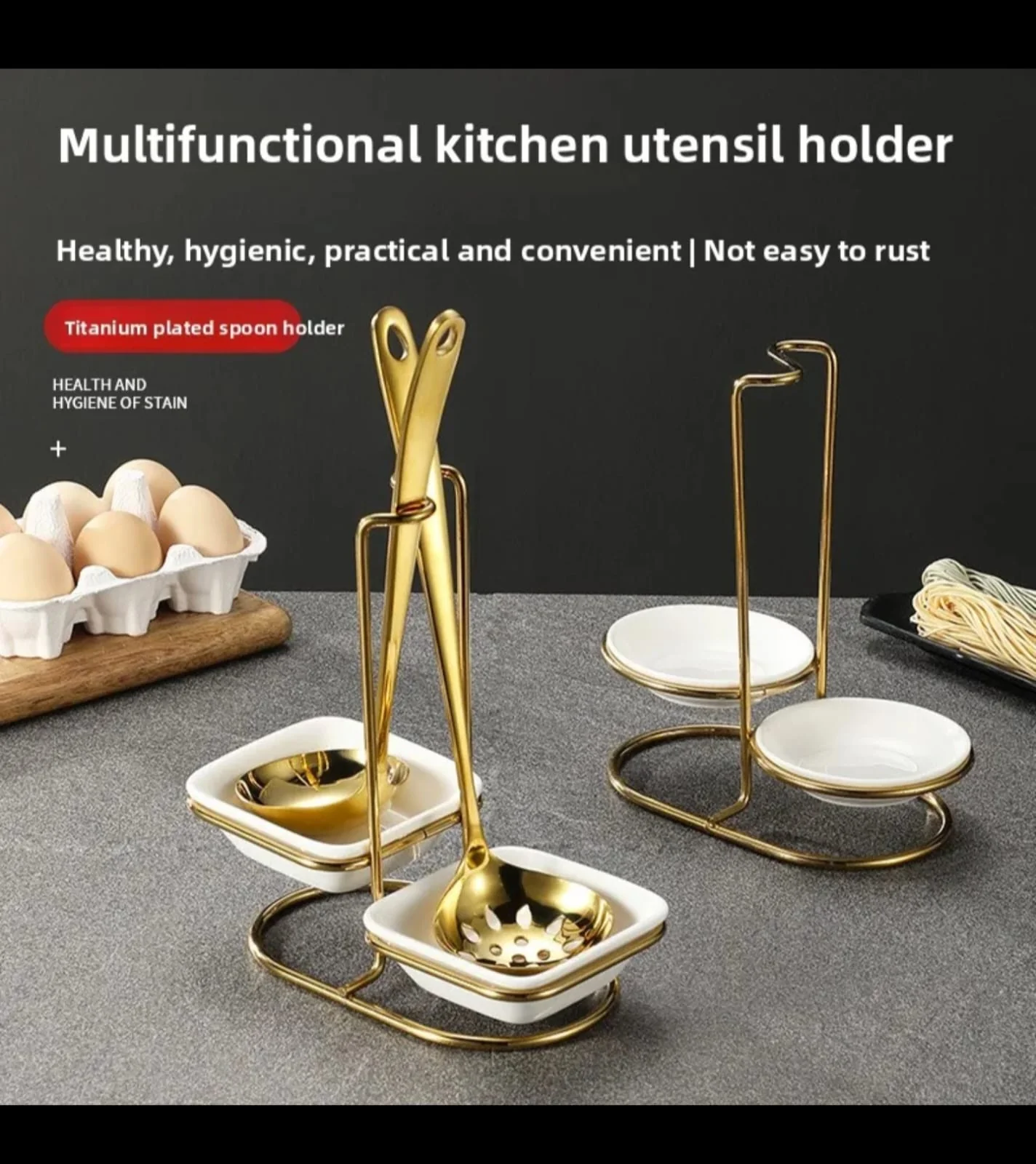 Multi-Functional Serving Spoon & Ladle Holder - Image 3