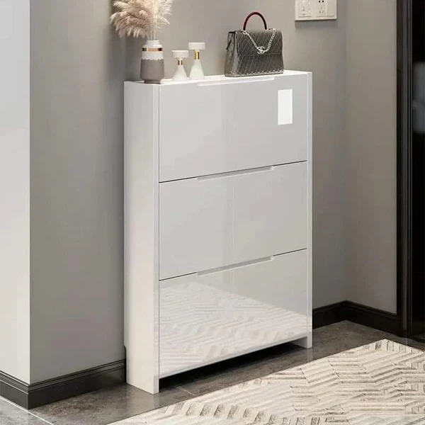 Modern Multi-Layer Shoe Rack Cabinet Organizer with Drawer – Space-Saving Entryway Storage - Image 3