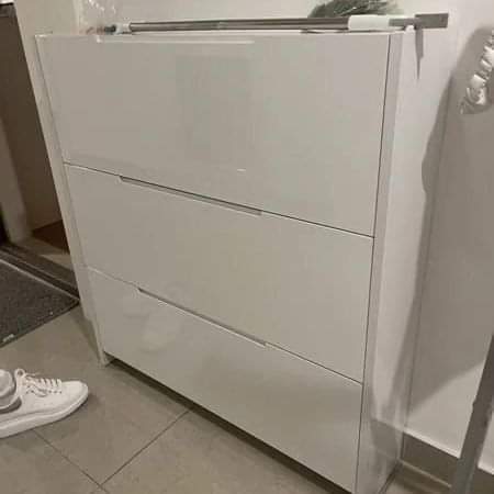 Modern Multi-Layer Shoe Rack Cabinet Organizer with Drawer – Space-Saving Entryway Storage - Image 5