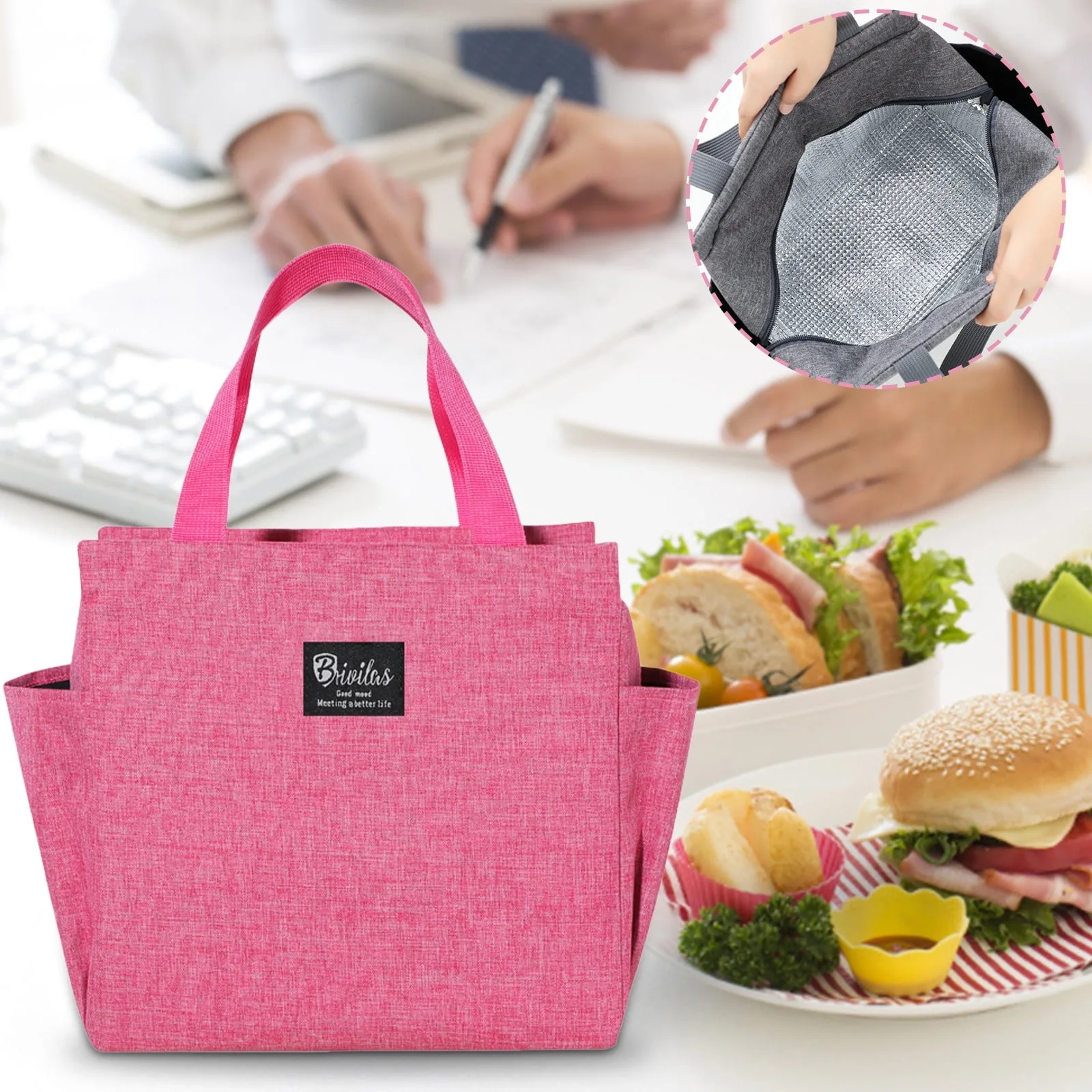 Large Capacity Thermal Cooler Bag – Waterproof Food & Drink Carrier - Image 4
