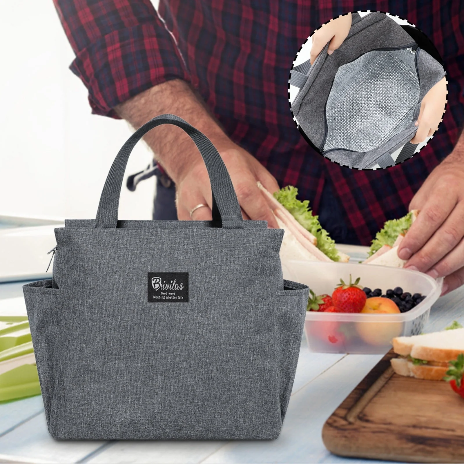 Large Capacity Thermal Cooler Bag – Waterproof Food & Drink Carrier - Image 5