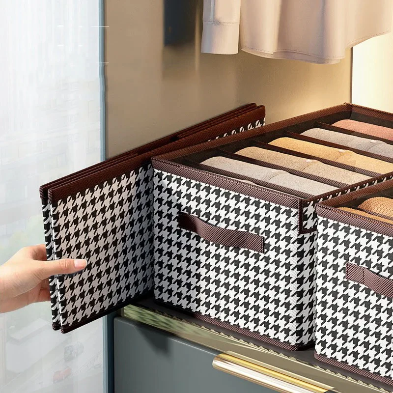 Multifunction Trouser Jeans Organizer For Closet 7 Grids - Image 3