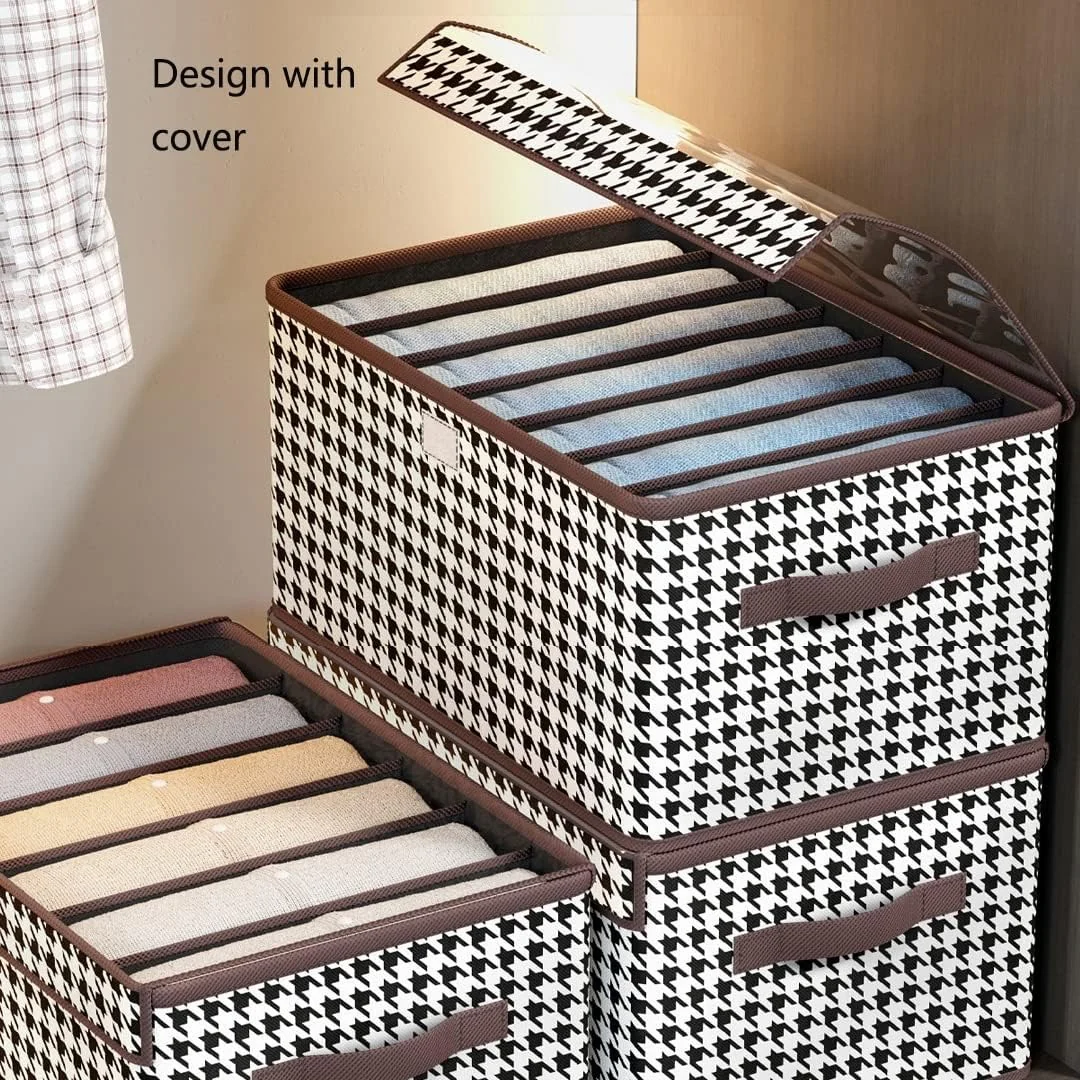 Multifunction Trouser Jeans Organizer For Closet 7 Grids - Image 5