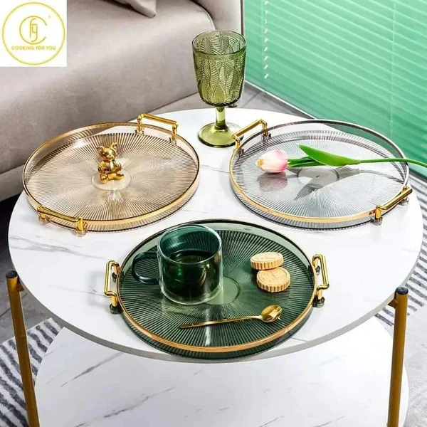 Multifunctional Round Storage Tray - Image 2