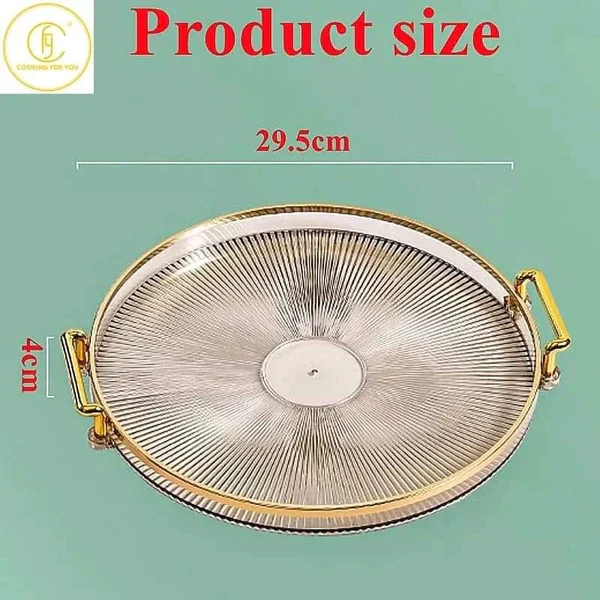 Multifunctional Round Storage Tray - Image 4