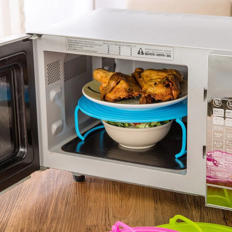 Multifunctional serving tray, or fridge/ Microwave placement rack organizer - Image 5
