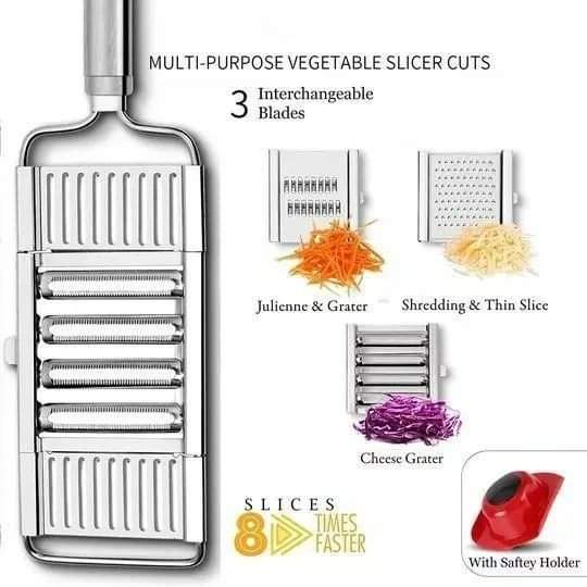 Multifunctional stainless steel vegetables slicer - Image 5