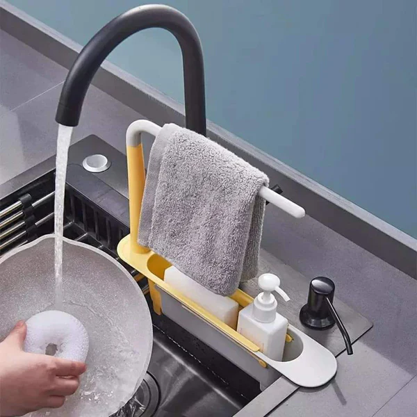 Multifunctional Telescopic Expandable Sink Organizer - Image 2