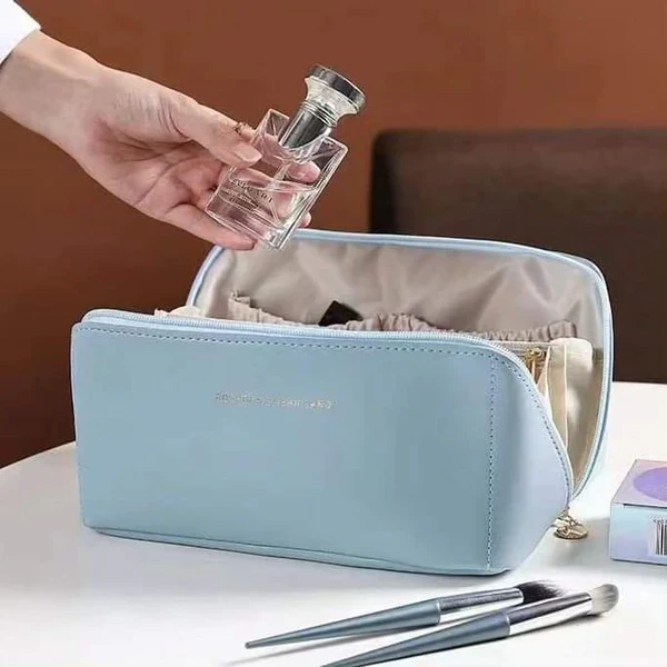 Stylish Waterproof Travel Makeup & Toiletry Organizer - Image 3