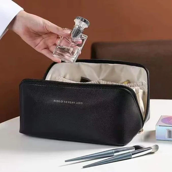 Stylish Waterproof Travel Makeup & Toiletry Organizer - Image 4