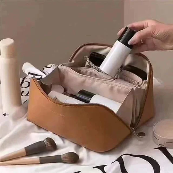 Stylish Waterproof Travel Makeup & Toiletry Organizer - Image 6