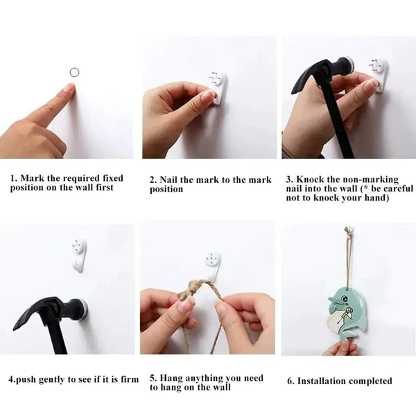 Multipurpose 10pcs Hanging Hooks - Image 3