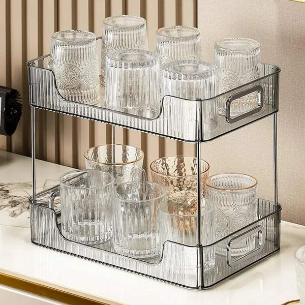 Multipurpose 2 Tier Decorative Organizer - Image 2