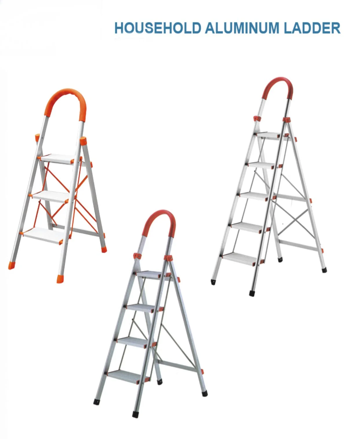 Multipurpose heavy-duty foldable fiberglass ladder - Image 2