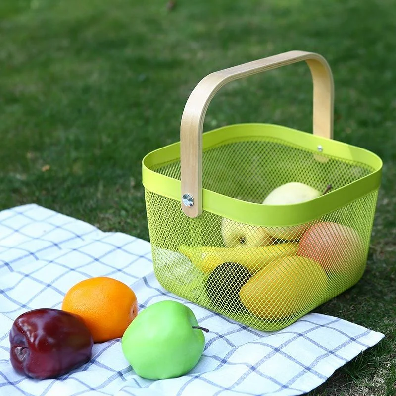 Multipurpose Organizing Mesh Basket Picnic/Fruit Basket-1 Pc - Image 4