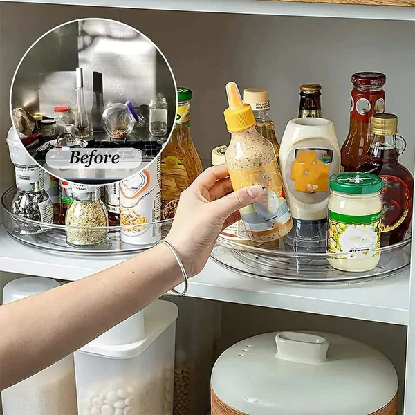 Multipurpose Rotating Spices Organizer - Image 2