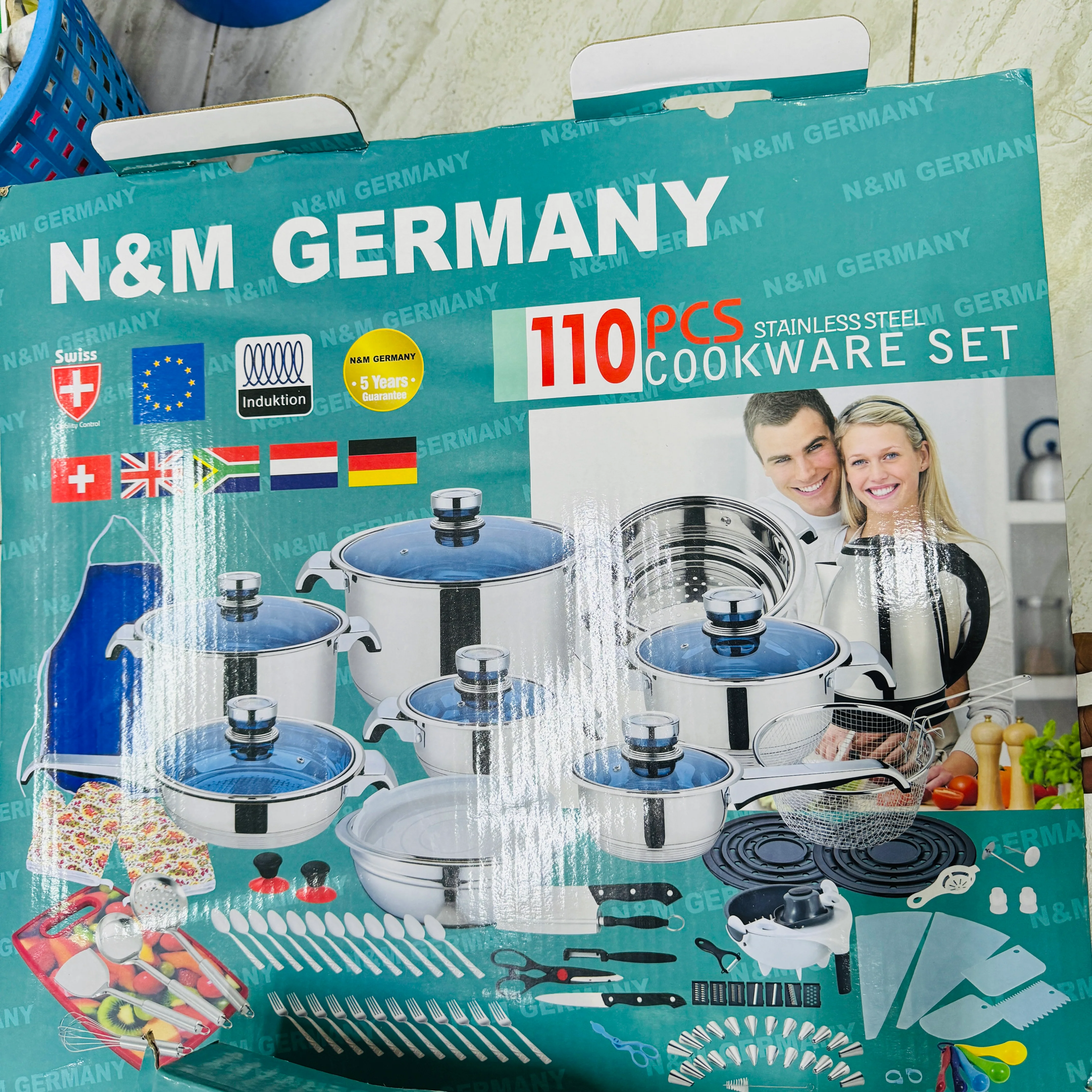 N&M 110pcs Heavy Duty Germany Cookware Set - Image 4