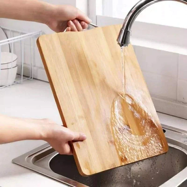 Natural Heavy Duty Bamboo Chopping Board - Image 5