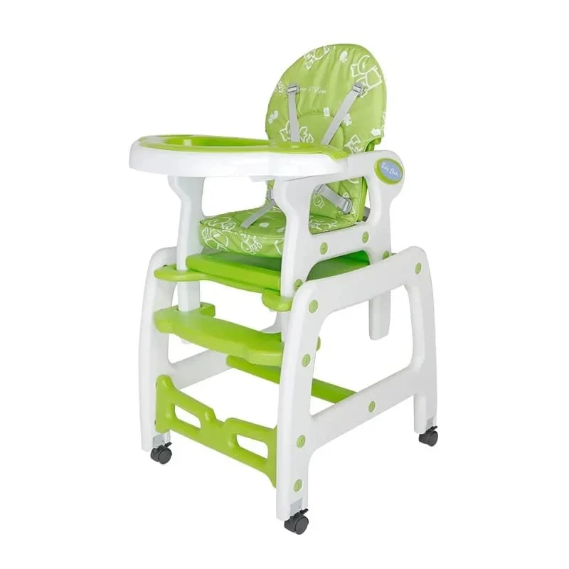 New 5 in 1 convertible baby highchair with wheels. - Image 2