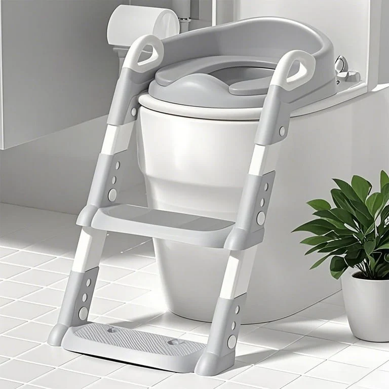 Kids Toilet Training Seat with Ladder Adjustable Toddler Potty Chair for Toilet Training in Kenya - Image 7