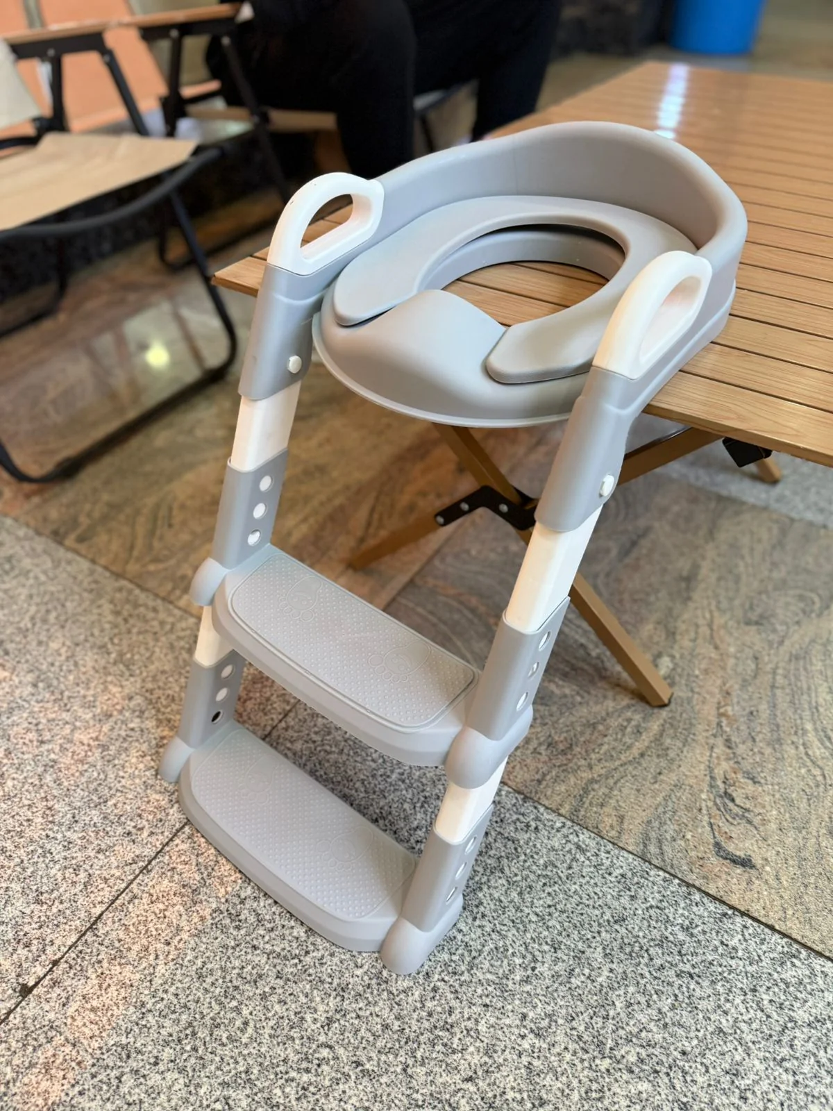 Kids Toilet Training Seat with Ladder Adjustable Toddler Potty Chair for Toilet Training in Kenya - Image 9